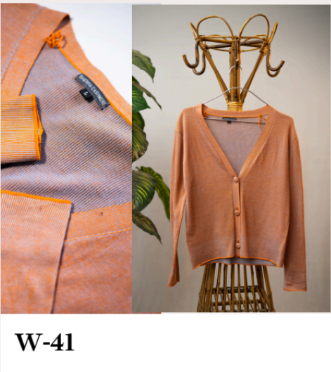 Navy Cashmere Cardigan